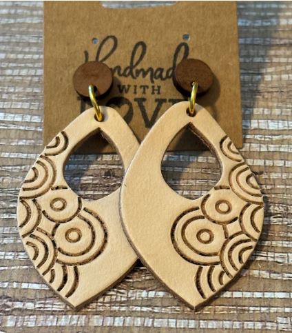 Boho Bliss Faux Leather Earrings