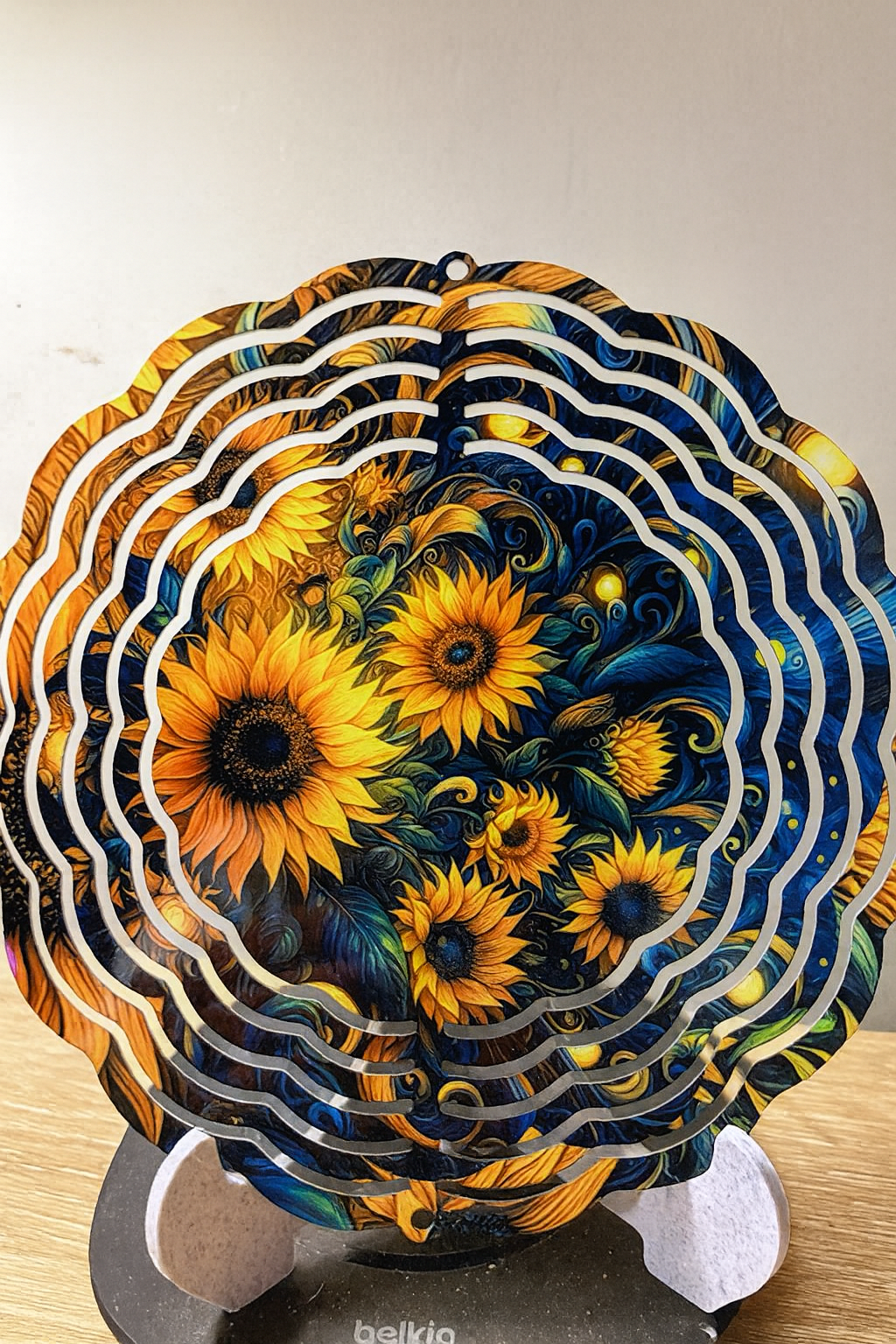Sunflower Serenity Wind Spinner