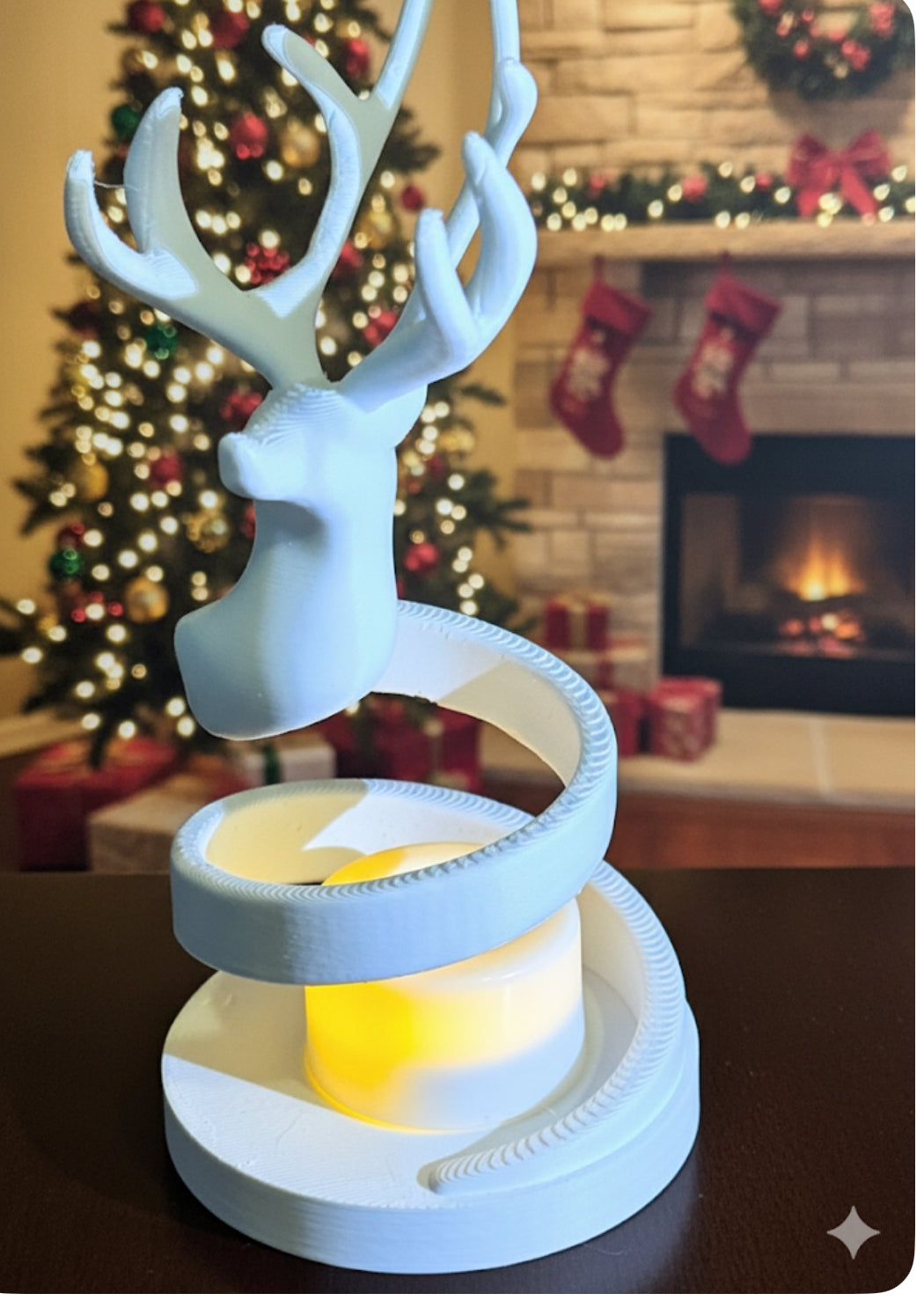Winter Lodge Tea Light Holiday decor