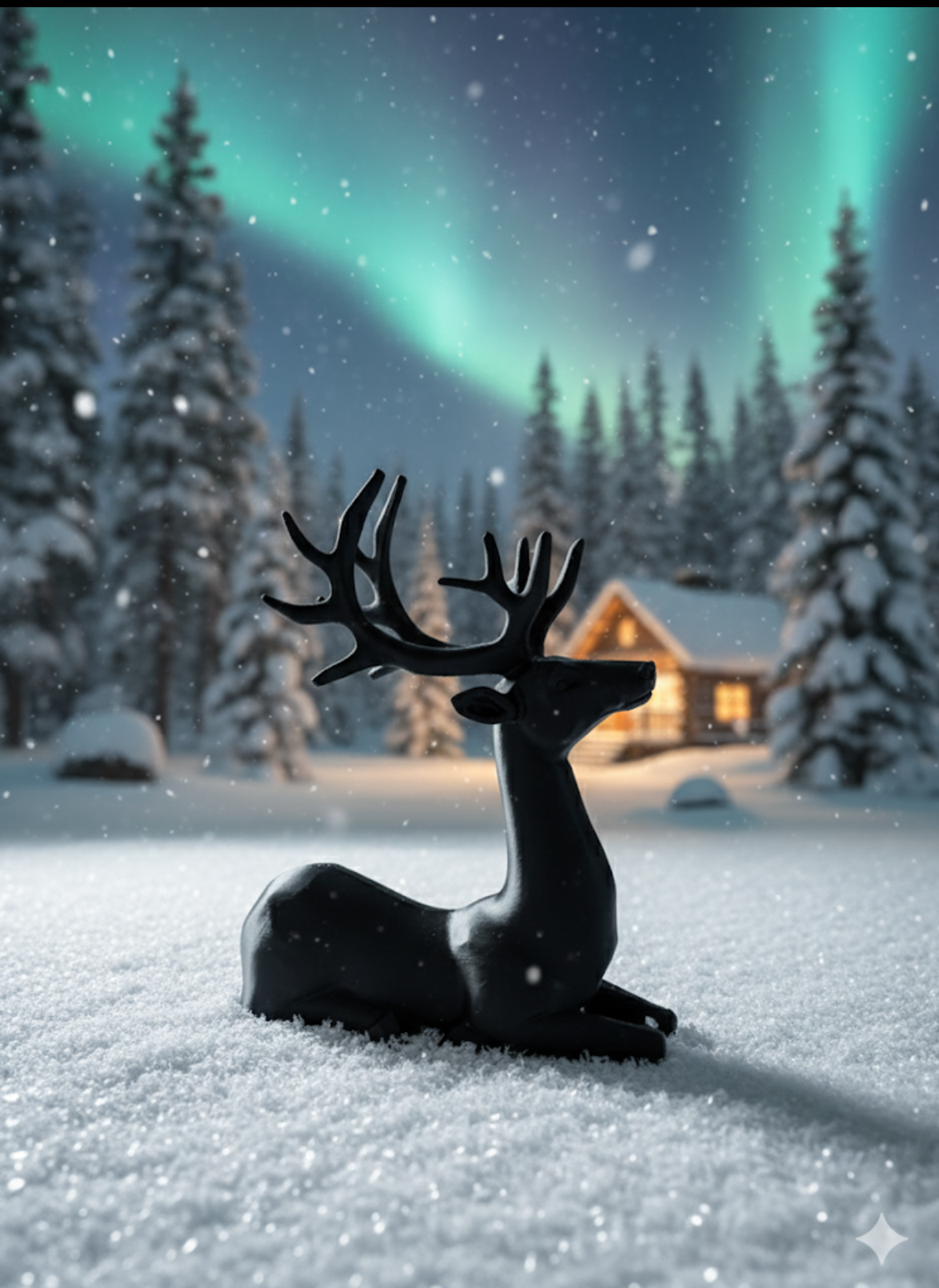 Large Deer 3D Printed Home Decor