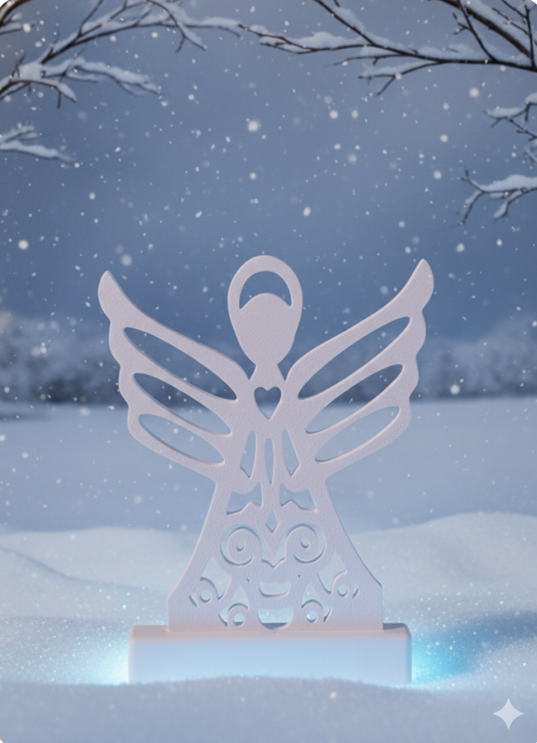 Angelic Tea Light Holiday Home Decor