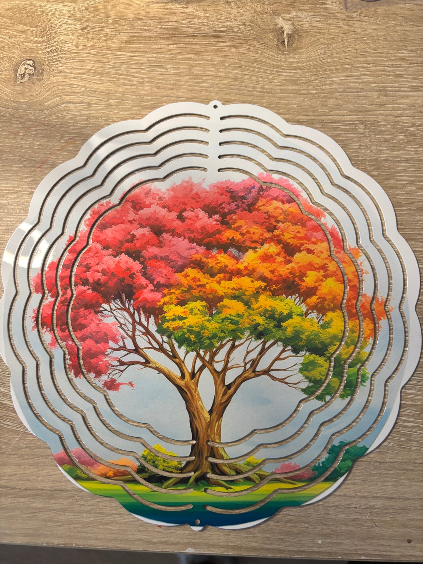 Colorful Tree Wind Spinner