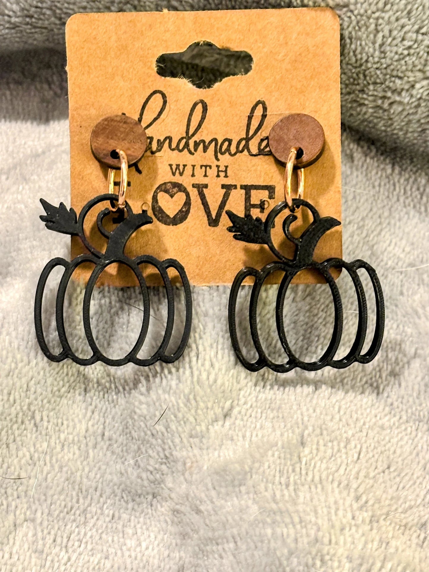 Pumpkins 3D print Earrings