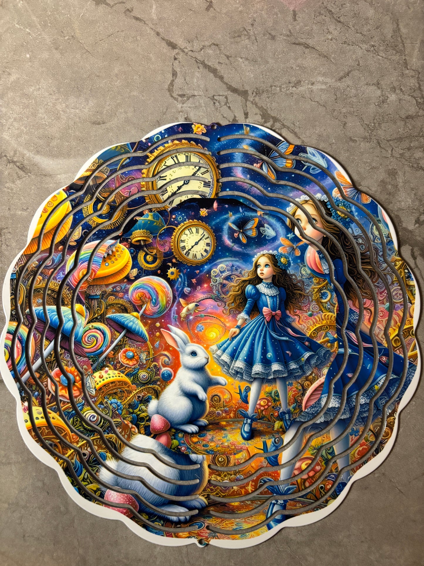 Alice & the Looking Glass 8" Wind Spinner