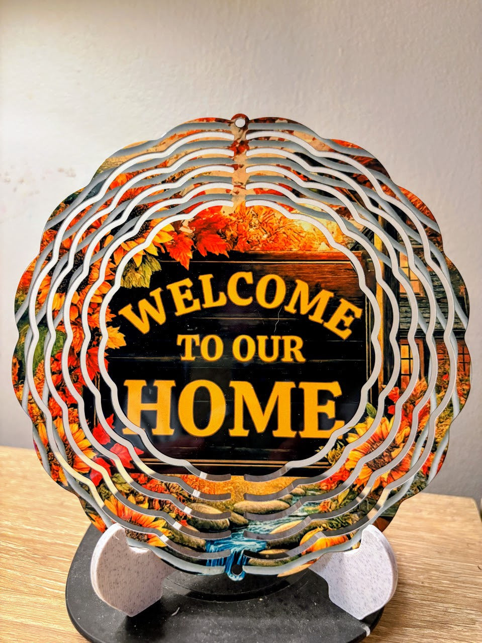Autumn Welcome Layered Wind Spinner