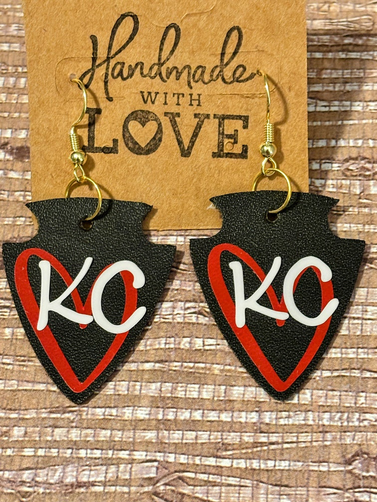 KC Arrowhead Love; Faux Leather