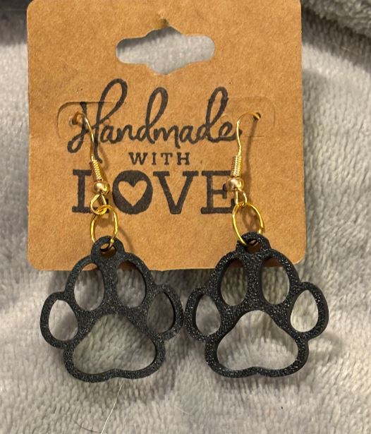 Paws; 3D print Earrings