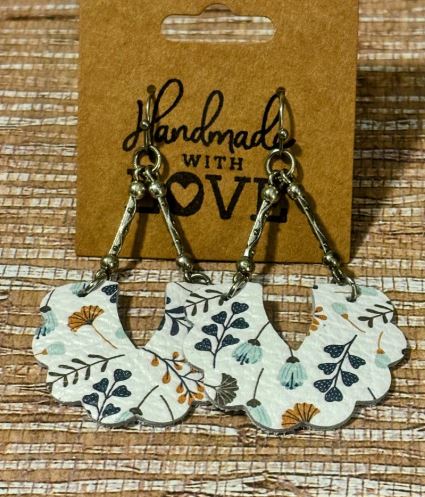 Whimsical Wildflowers; Faux Leather