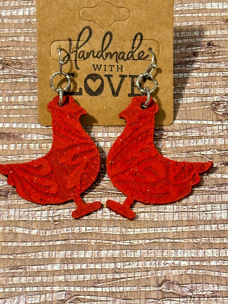 Chickens; Faux Leather