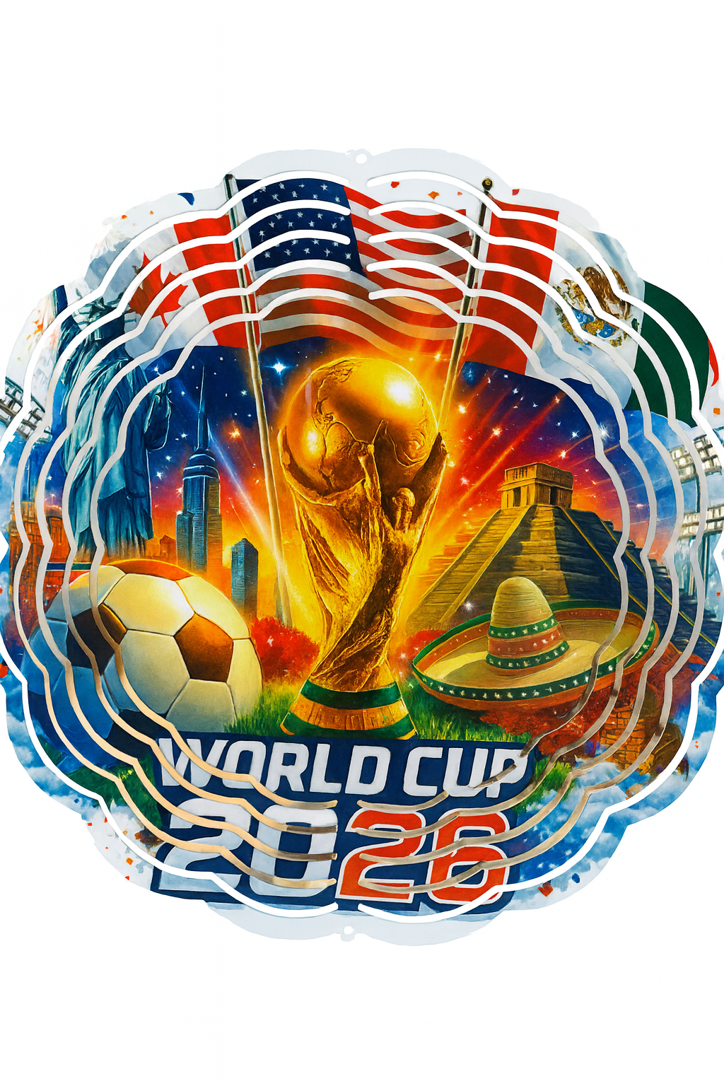 United in the Game World Cup 2026 Wind Spinner