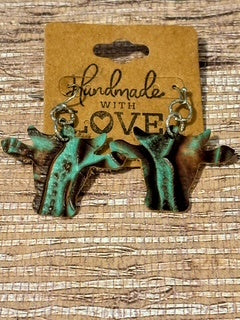 Country Flair Cows; Faux Leather