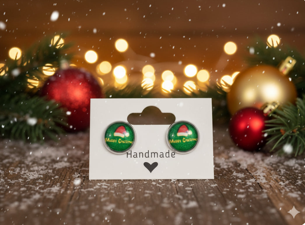 I Believe in Santa Earrings