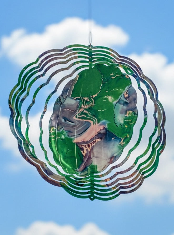 Enchanted Forest Swirl Wind Spinner