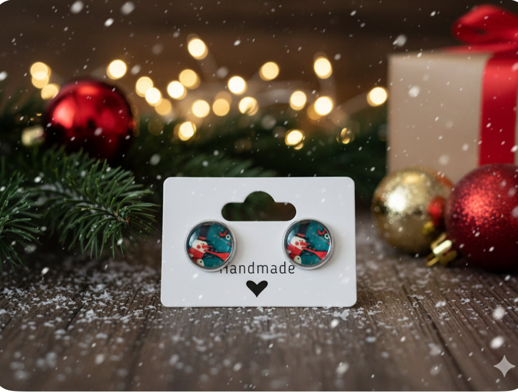 Dapper Snowman Earrings