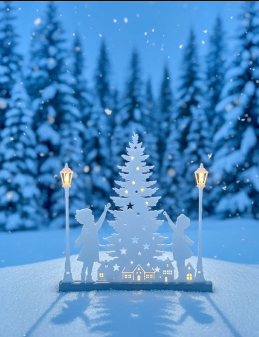 Winter Wonderland Tea Light; 3D Print