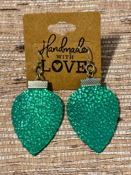 Holiday Lights; Faux Leather