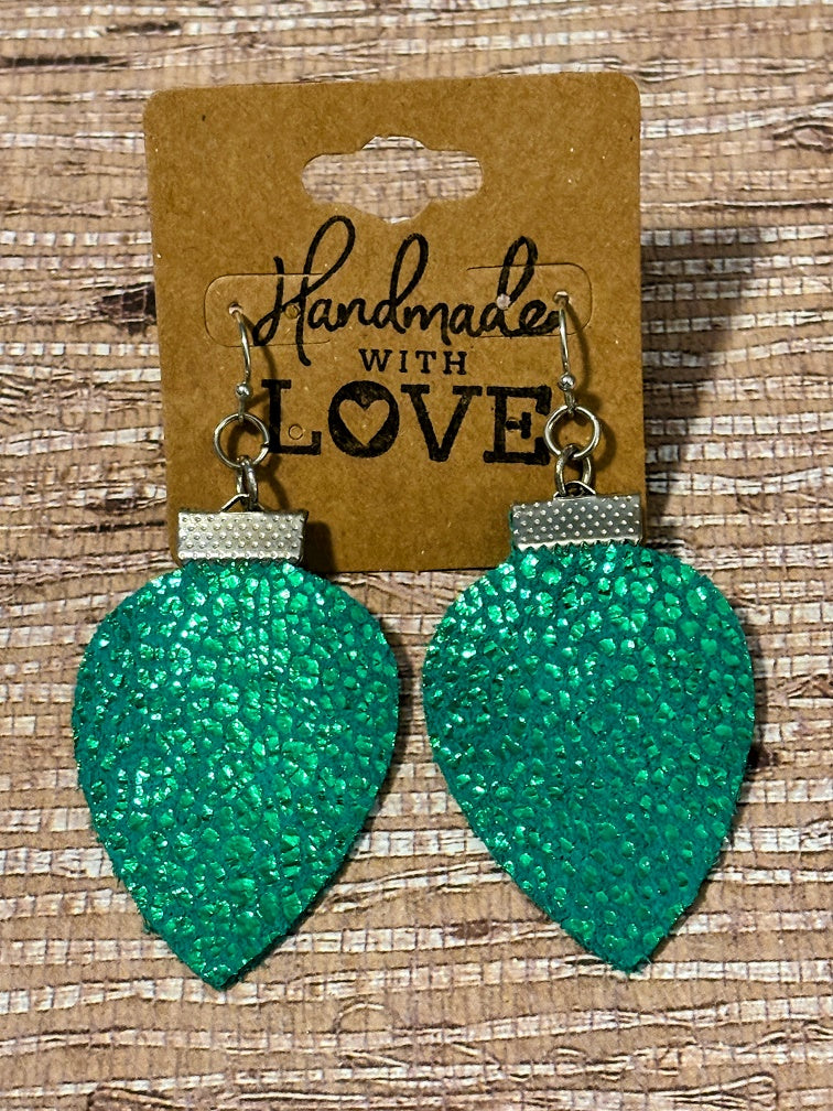 Holiday Lights; Faux Leather