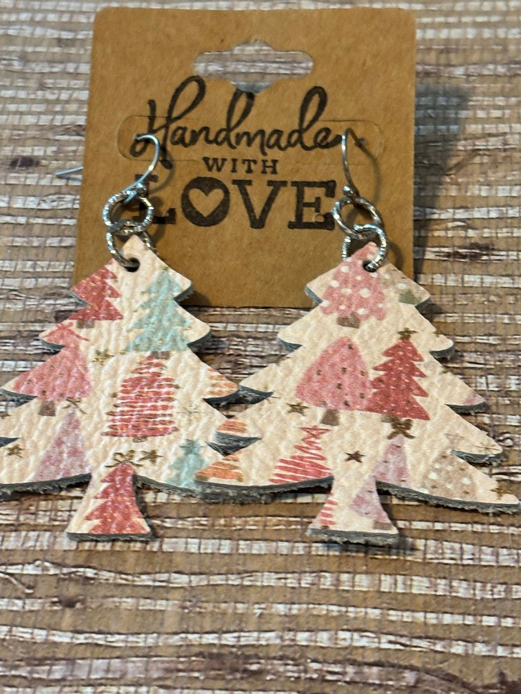 Holiday Trees; Faux Leather