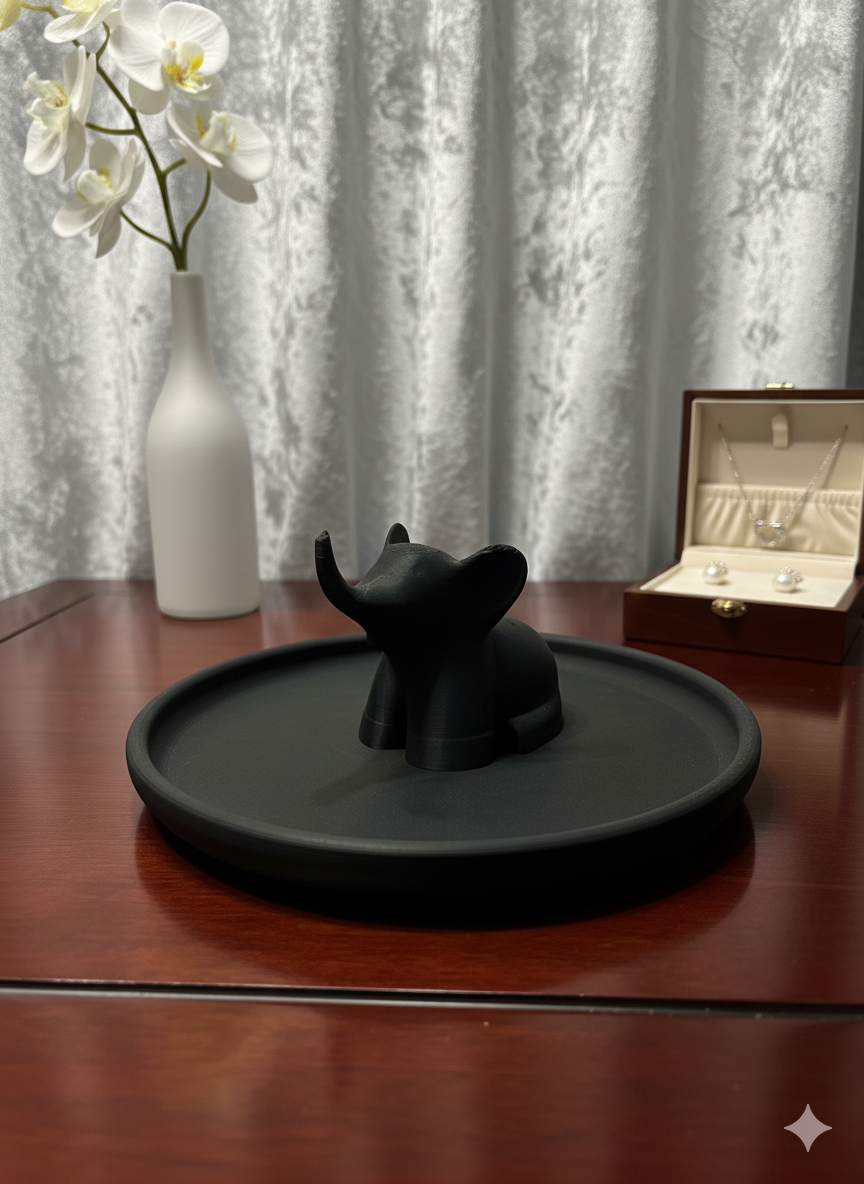 Majestic Elephant Ring & Jewelry Holder