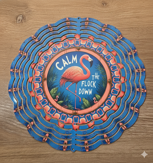 Calm the Flock Down Wind Spinner