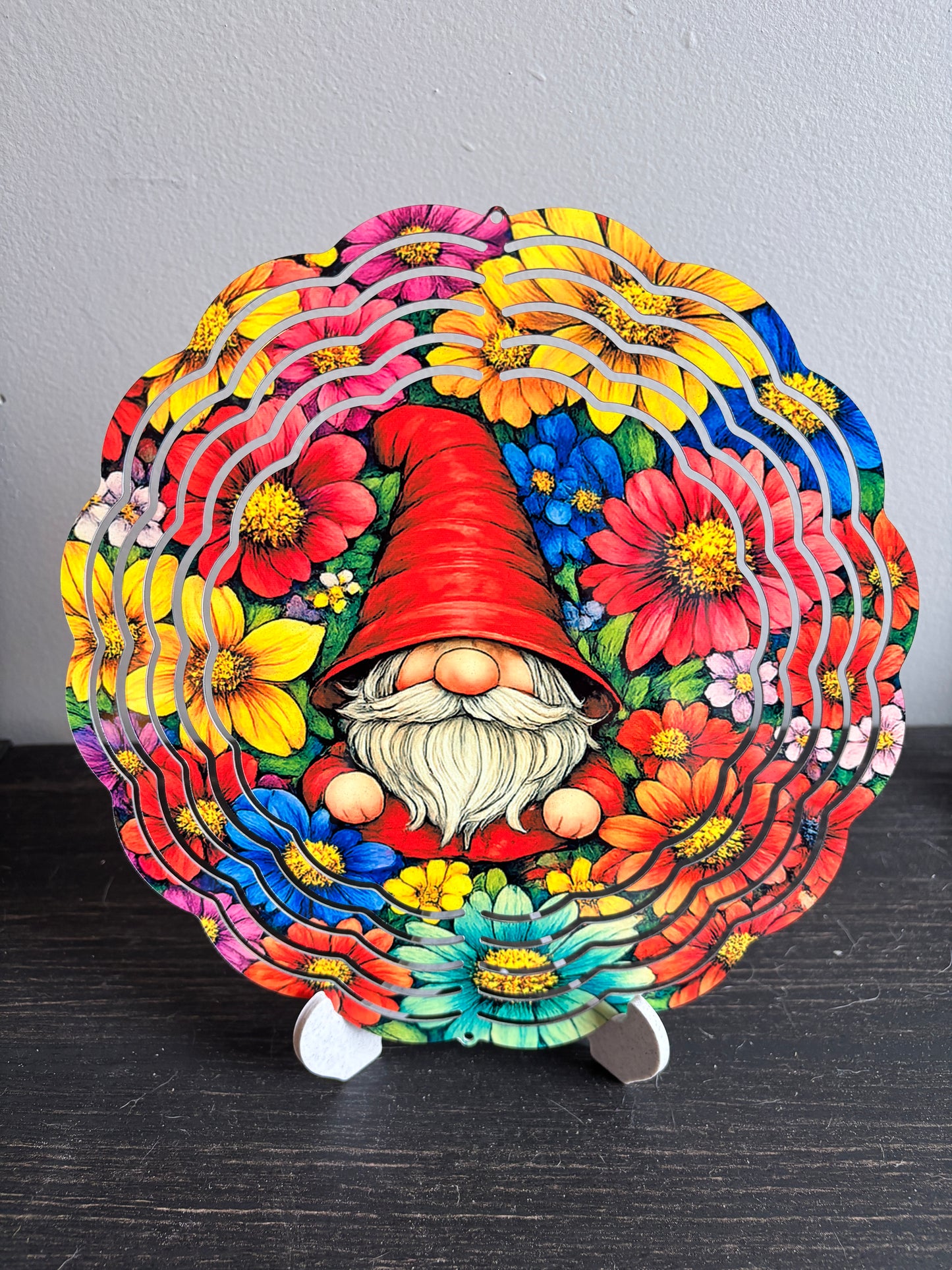 Spring Gnome, 8” Wind Spinner