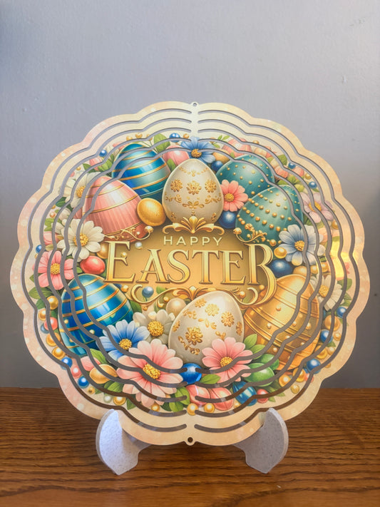 Premium 8" Easter Egg Wind Spinner