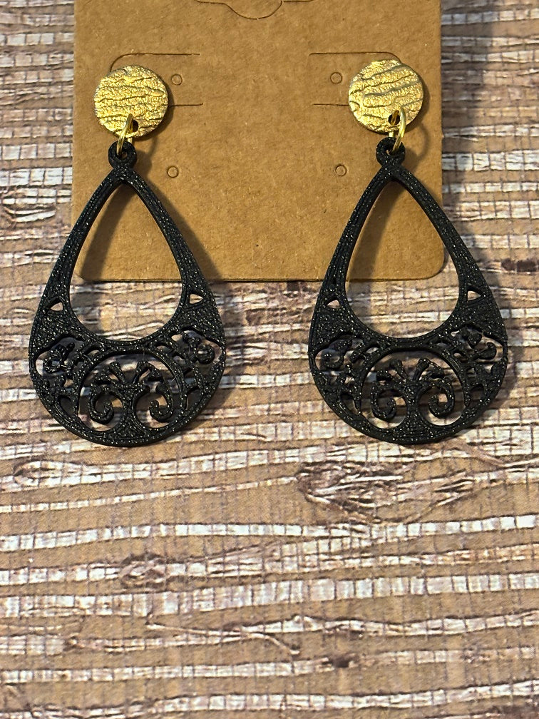 Ophelia Dangles; 3D print Earrings